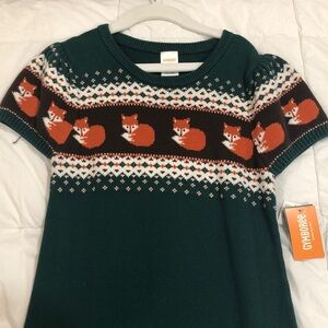 Girls tea length knit dress size 8